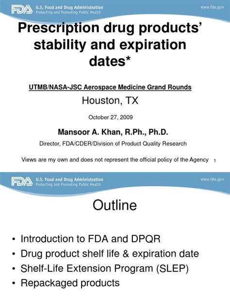 An Analysis of Factors Impacting Prescription Drug Product Stability ...