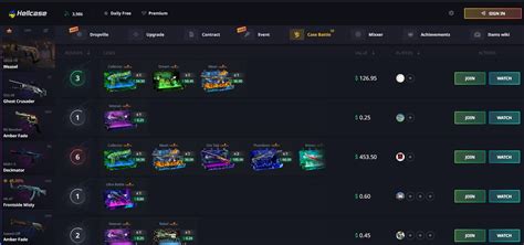 Hellcase Review > Open Cases > Win Some Rare Skins