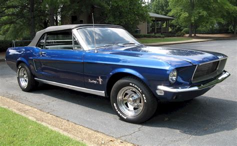 Vista Blue 1968 Ford Mustang Convertible - MustangAttitude.com Photo Detail