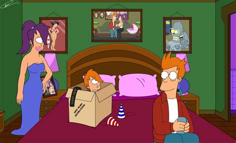 Fry and Leela's Bedroom - Ready For New Years by Spider-Matt on DeviantArt