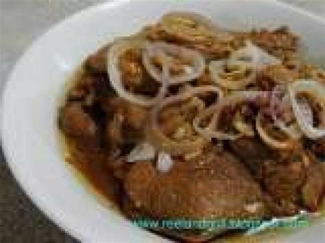 Pork Bistek Tagalog (Pork Steak - Filipino Style) by Reel and Grill