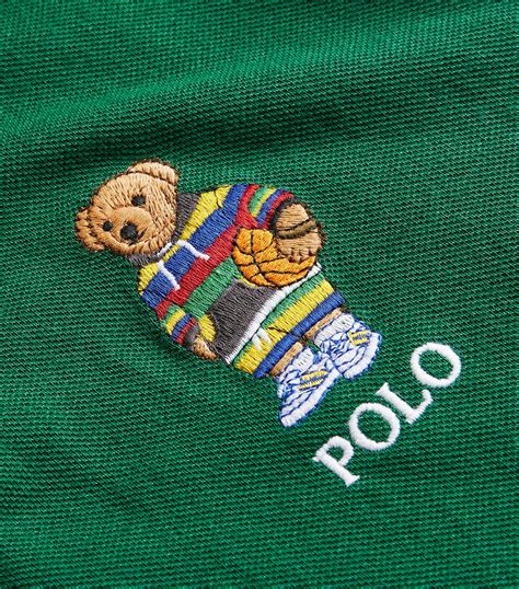 Basketball Polo Bear Polo Shirt