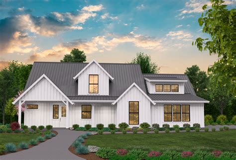 The Answer House Plan | Rustic Barn House Plan - MF-1786