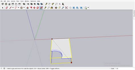 SketchUp Mirror | How to use Mirror tool in SketchUp?