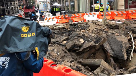 Decontamination continues near steam pipe explosion in Flatiron ...