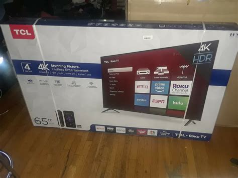 TCL 65 INCH 4K UHD HDR LED SMART ROKU TV BRAND NEW IN BOX NICE **L@@K ...