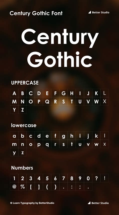 Century Gothic Font