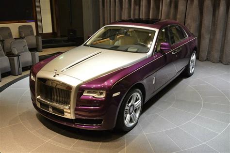 Purple Silk Metallic Rolls-Royce Ghost Series II in Abu Dhabi - GTspirit