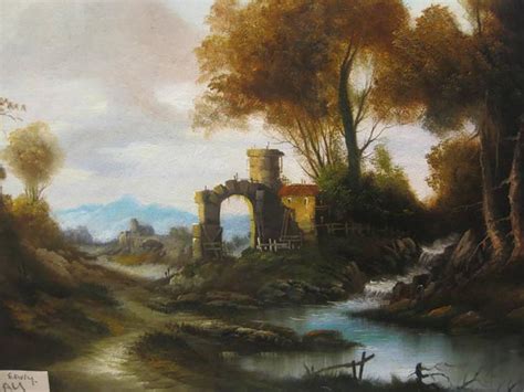 Unknown - Fantastic 18th Century Classical Italian Landscape at 1stDibs | italian landscape painting