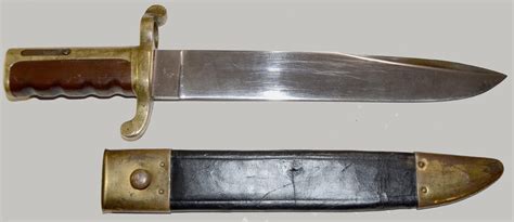 MASSIVE CIVIL WAR “DAHLGREN” SHORT NAVY BOWIE KNIFE BAYONET WITH ...