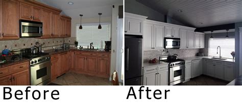 15 DIY Kitchen Cabinet Makeovers Before After Photos Of Kitchen Cabinets | lupon.gov.ph