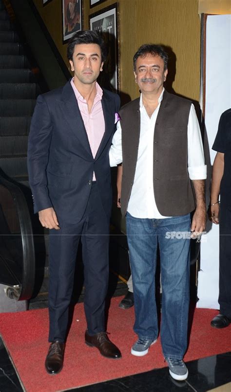 Ranbir Kapoor At The Launch Of Sanju Teaser With Rajkumar Hirani