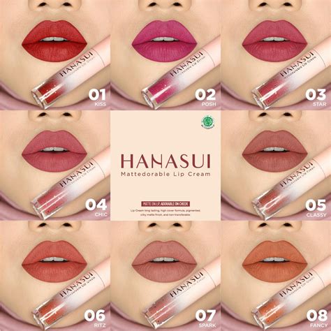 Jual Hanasui Mattedorable Lipcream Indonesia|Shopee Indonesia