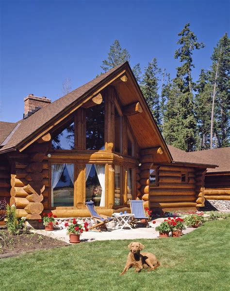 Old Style Log Works Gallery of Log Homes | Cabin homes, Log cabin homes, Log homes