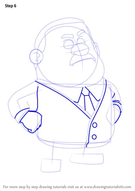 How to Draw Gene from Wreck-It Ralph (Wreck-It Ralph) Step by Step ...