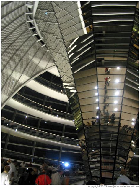 Inside the Reichstag dome. (Photo ID 10526-berlin)