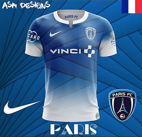 Paris FC Nike 2018 Home Kit