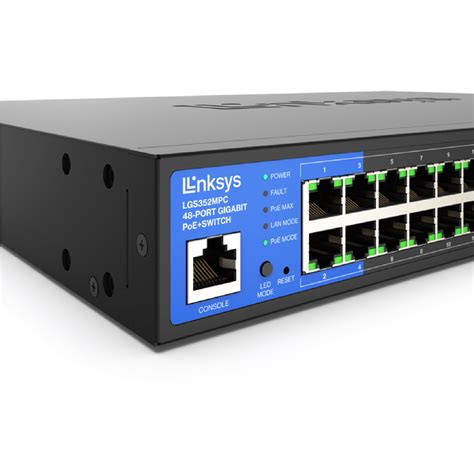 Linksys 48 Port PoE Switch | BCD