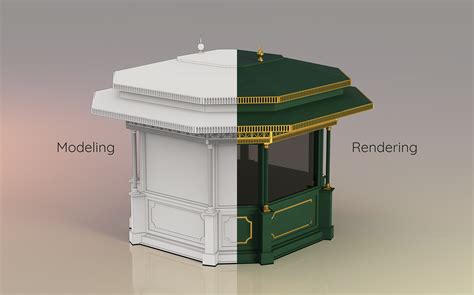 Kiosk Outdoor Design on Behance