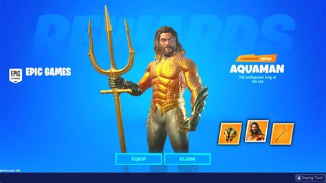 UNLOCKING Aquaman Skin and ITEMS in Fortnite! (SIMPLE) - YouTube