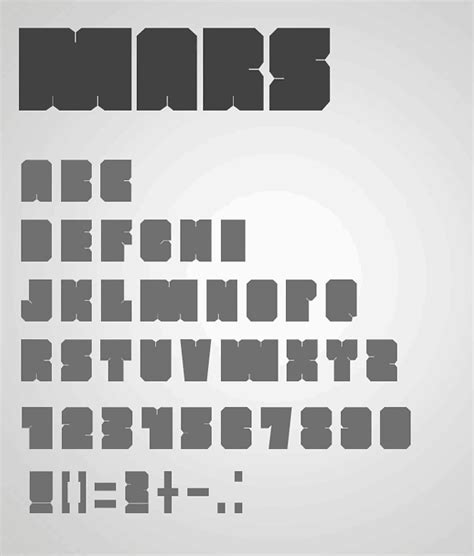 15+ Blocky Square Fonts - TTF, OTF, Download | Design Trends - Premium ...