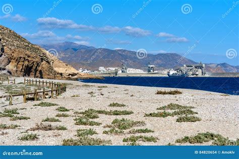 Playa De Los Muertos. Spain Stock Photo - Image of climate, famous: 84820654