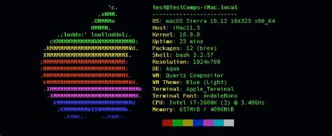 Neofetch Creates Colorful System Information Screens using Ascii Art | Ascii art, Ascii, System