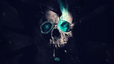 Neon Cool Skull Backgrounds - Eperka