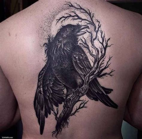 Badass Black Crow Tattoos, Badass Tattoos, Love Tattoos, Unique Tattoos, Body Art Tattoos, Male ...