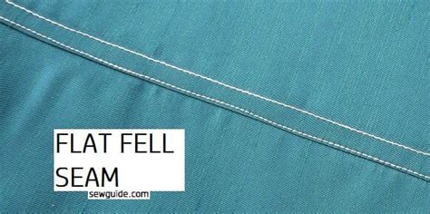 Flat Felled Seam : Sewing Tutorial - SewGuide