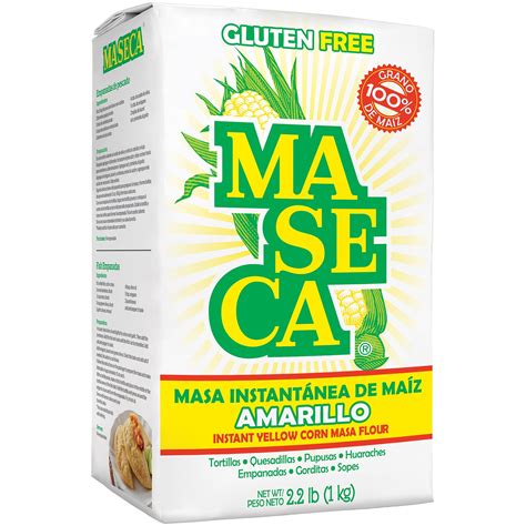 Buy Maseca Gluten Free Instant Yellow Corn Masa Flour, 2.0 lb Online at ...