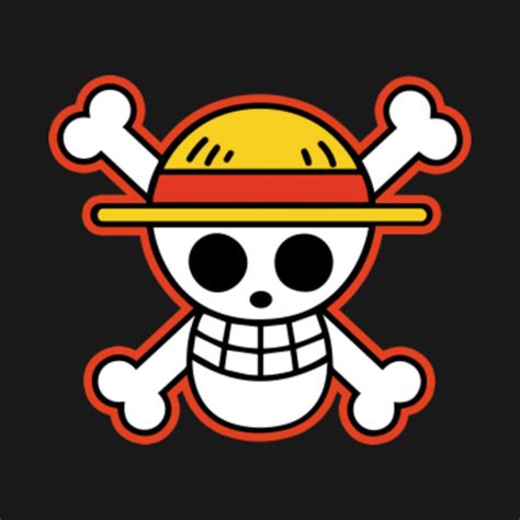 Luffy Straw Hat Pirates Logo - Straw Hat Pirates - T-Shirt | TeePublic