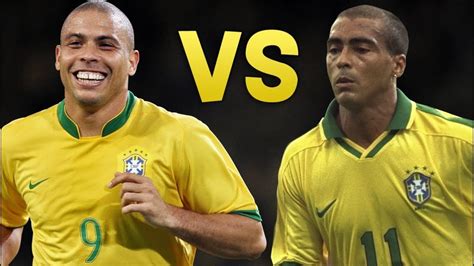 Romario vs Ronaldo Comparativa con goles - YouTube