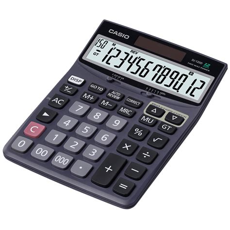 DJ-120D | 12-Digit Desktop Calculator | CASIO