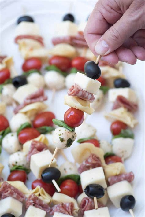 Antipasto Skewers - An easy, impressive party appetizer!