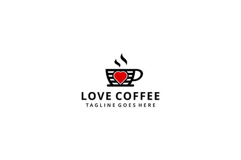 Love Coffee Logo Graphic by nadifa99 · Creative Fabrica