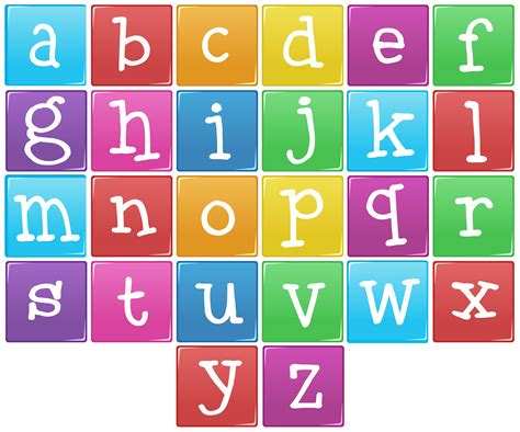 English alphabet from a to z 368566 Vector Art at Vecteezy