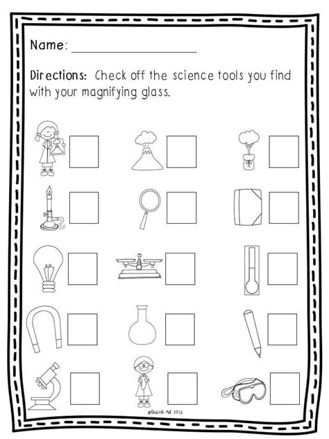 Science Pages For Kindergarten Worksheet | Kindergarten science ...