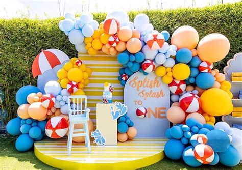 Pool Birthday Party Ideas - A Pretty Celebration