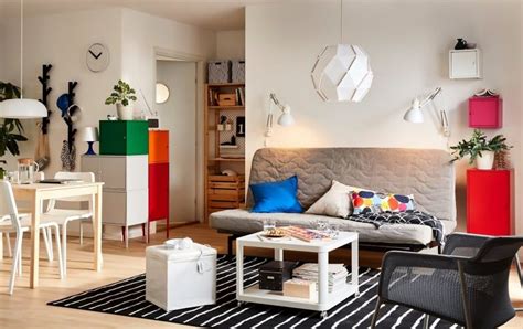 8 Small-Space Living Room Layout Ideas We’re Stealing from IKEA | Ikea living room, Small living ...