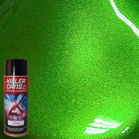 Alsa Refinish 12 oz. Candy Lime Green Killer Cans Spray Paint-KC-LG - The Home Depot