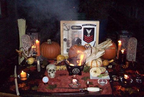 Samhain Altar | Samhain halloween, Samhain altar, Sacred space altar