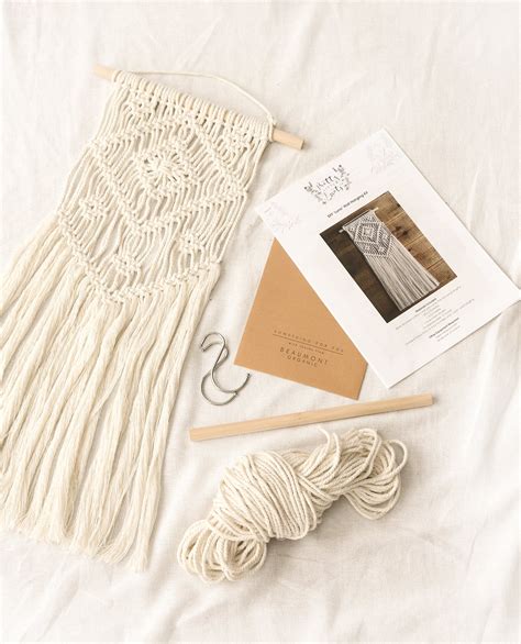 DIY 'Luna' Macrame Wall Hanging Kit | Beaumont Organic