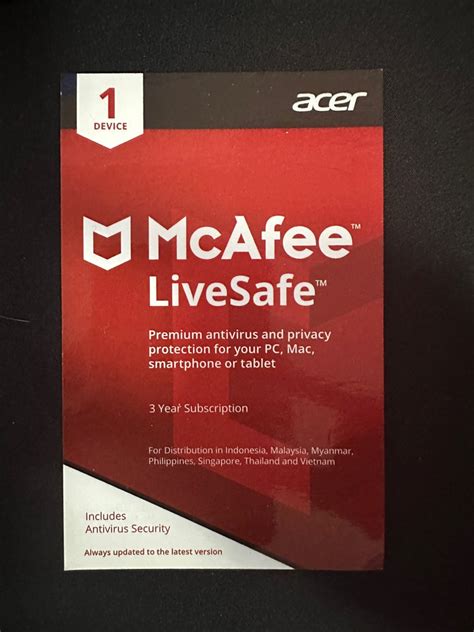 McAfee antivirus, Computers & Tech, Parts & Accessories, Software on ...