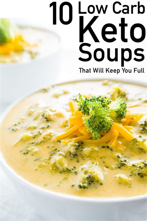 10 Warming & Hearty Low Carb Keto Soups | The Unlikely Hostess