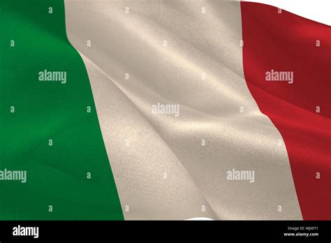 Italian flag waving Stock Photo - Alamy