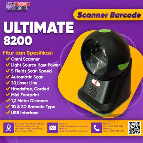 ULTIMATE 8200 SCANNER BARCODE Indonesian Barcode