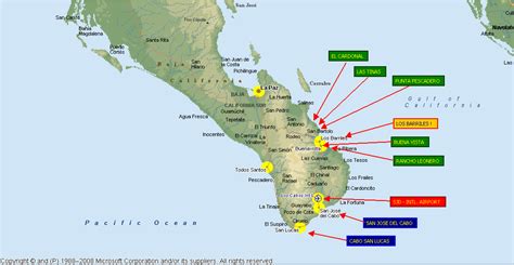 Los Barriles Baja Mexico Map