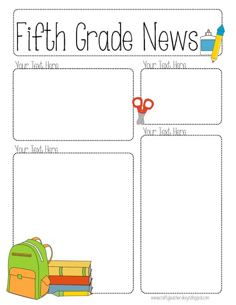 Free Editable Newsletter Templates For Teachers - Printable Templates Free