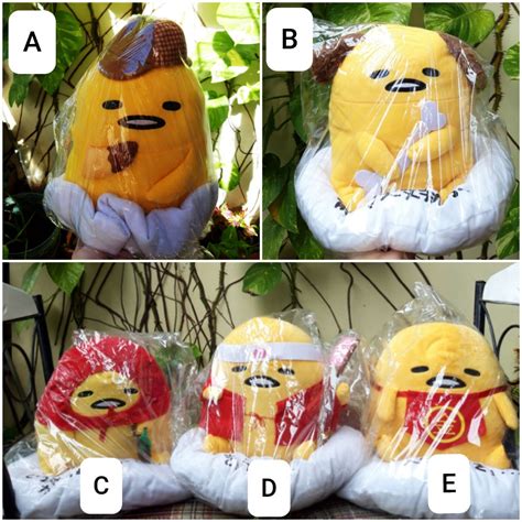 Gudetama Plushies, Hobbies & Toys, Toys & Games on Carousell